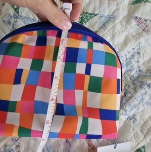 Tart Multicolor Geometric Pouch